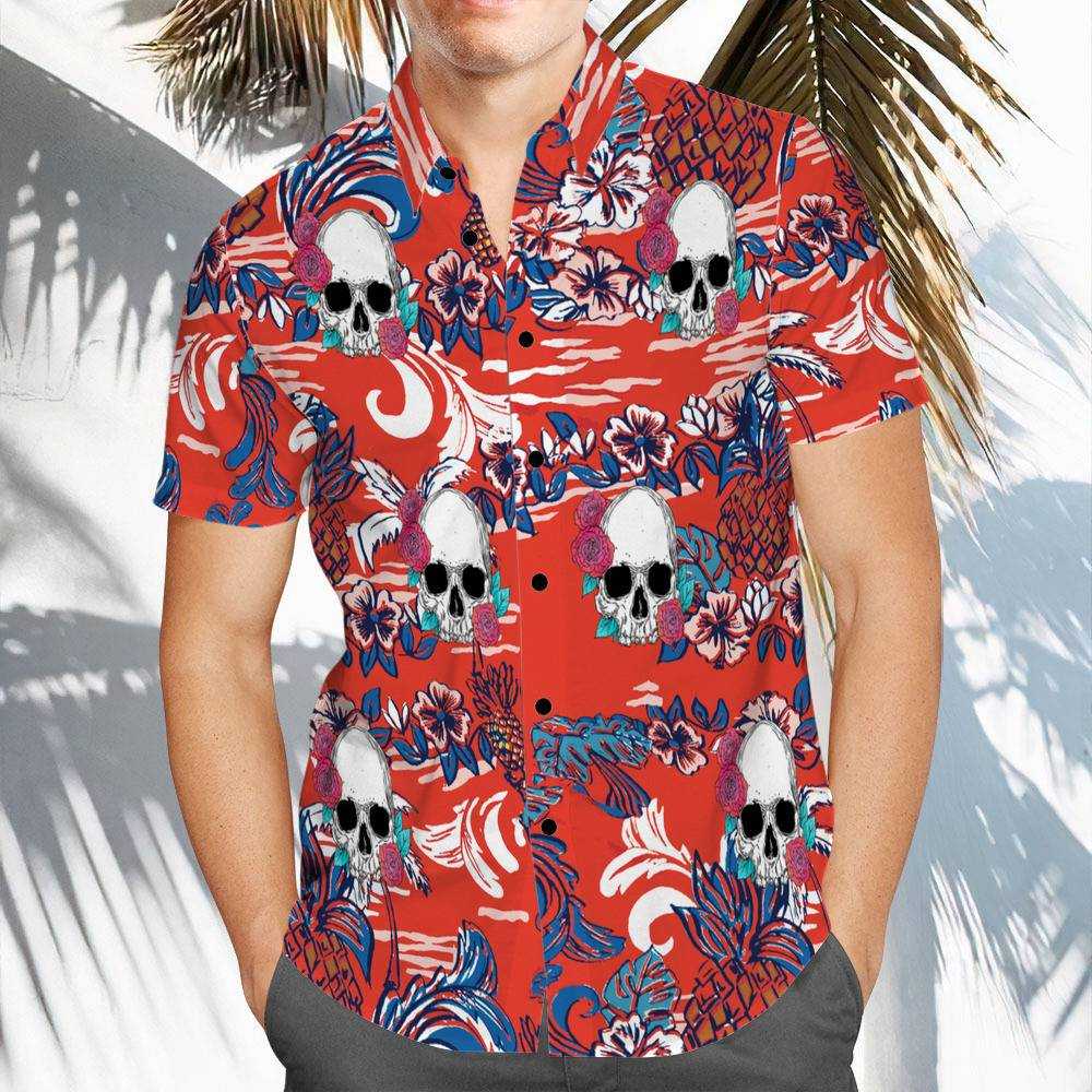 Morbid Podcast Hawaiian Shirt Custom Photo Hawaiian Shirt Vintage Floral Pattern Hawaiian Shirt
