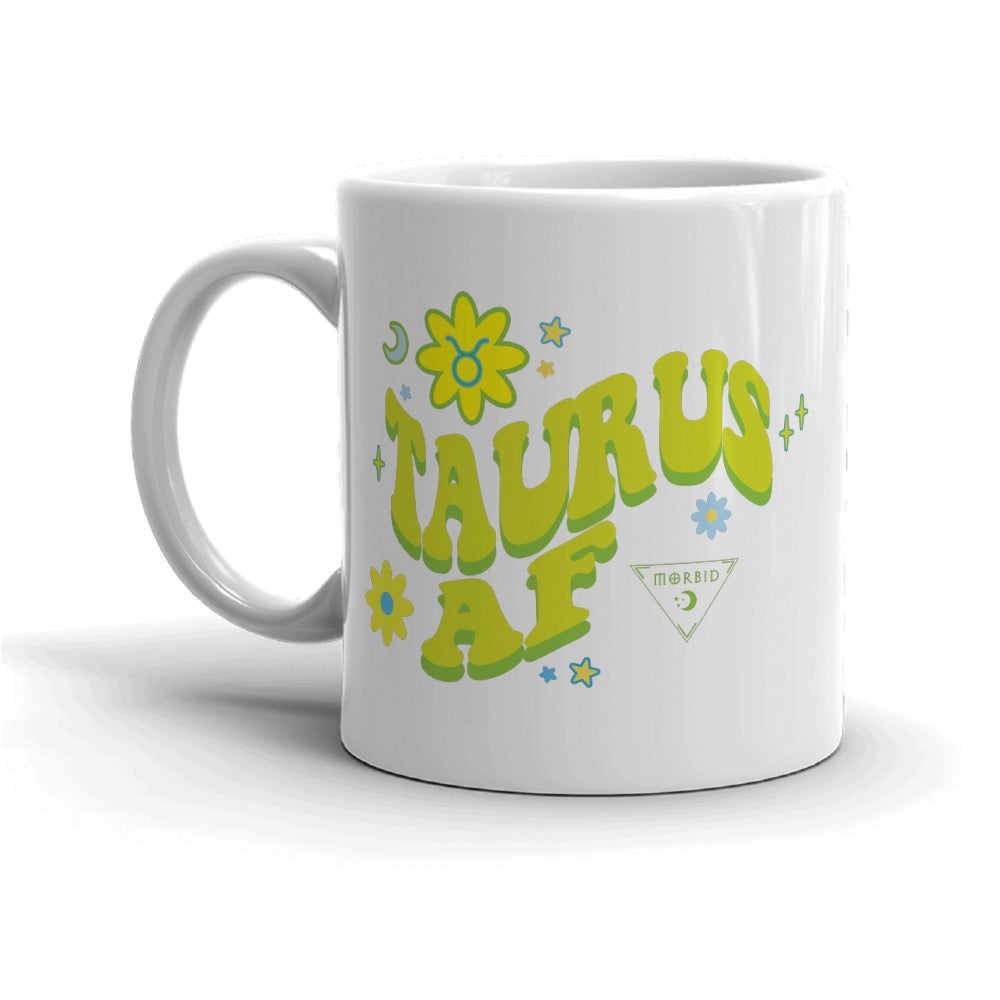 Taurus Morbid Groovy Zodiac Signs Personalized Mug