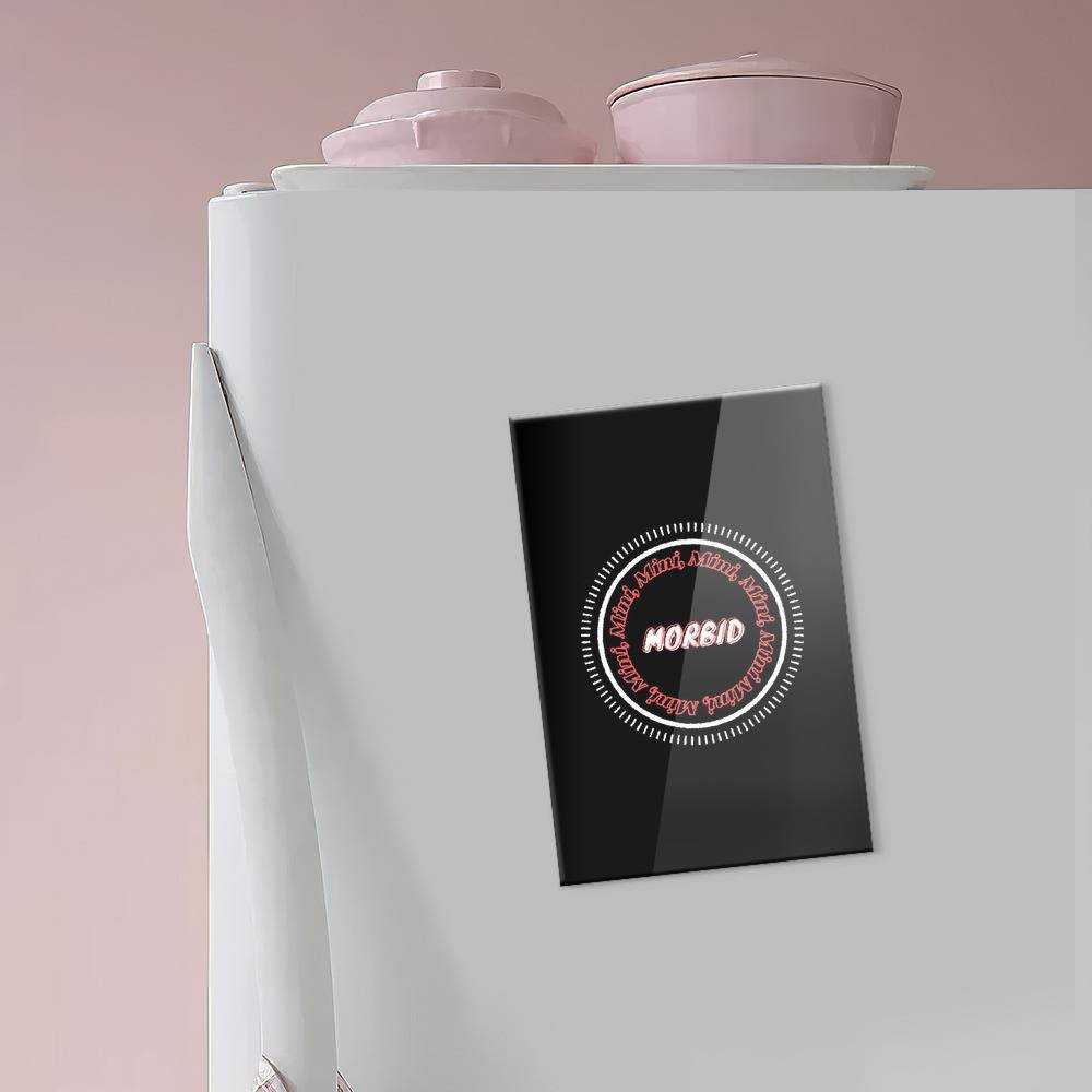 Morbid Podcast Fridge Magnet Mini Morbid Fridge Magnet