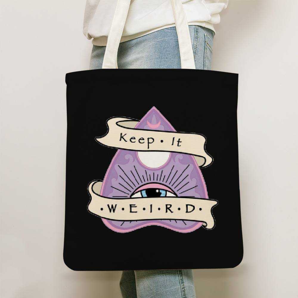 Morbid Podcast Totebag Classic Celebrity Totebag Morbid Ouija Planchette Totebag