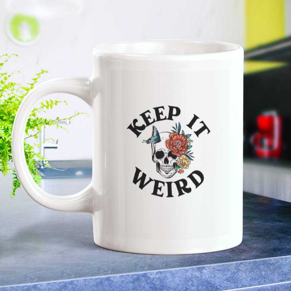 Morbid Podcast Mug Keep it Weird Mug Custom Coffee Mug