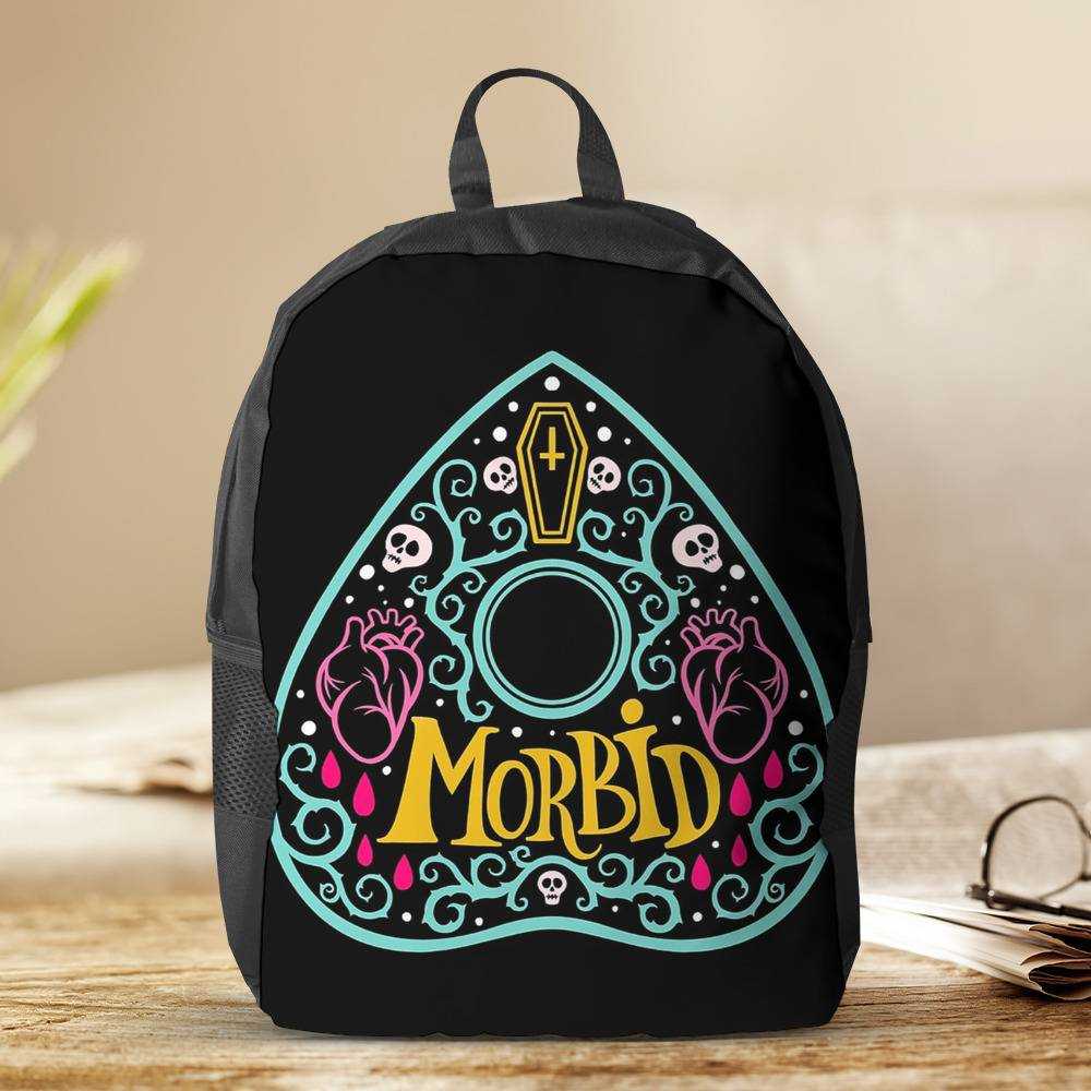 Morbid Podcast Backpack Ouija Planchette Backpack