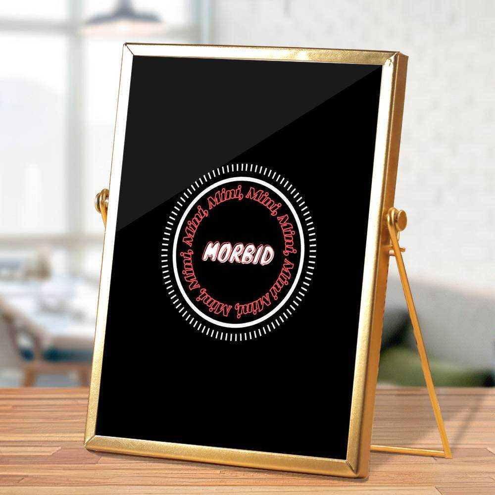 Morbid Podcast Plaque Classic Celebrity Plaque Mini Morbid by Morbid Podcast Plaque with Golden Frame