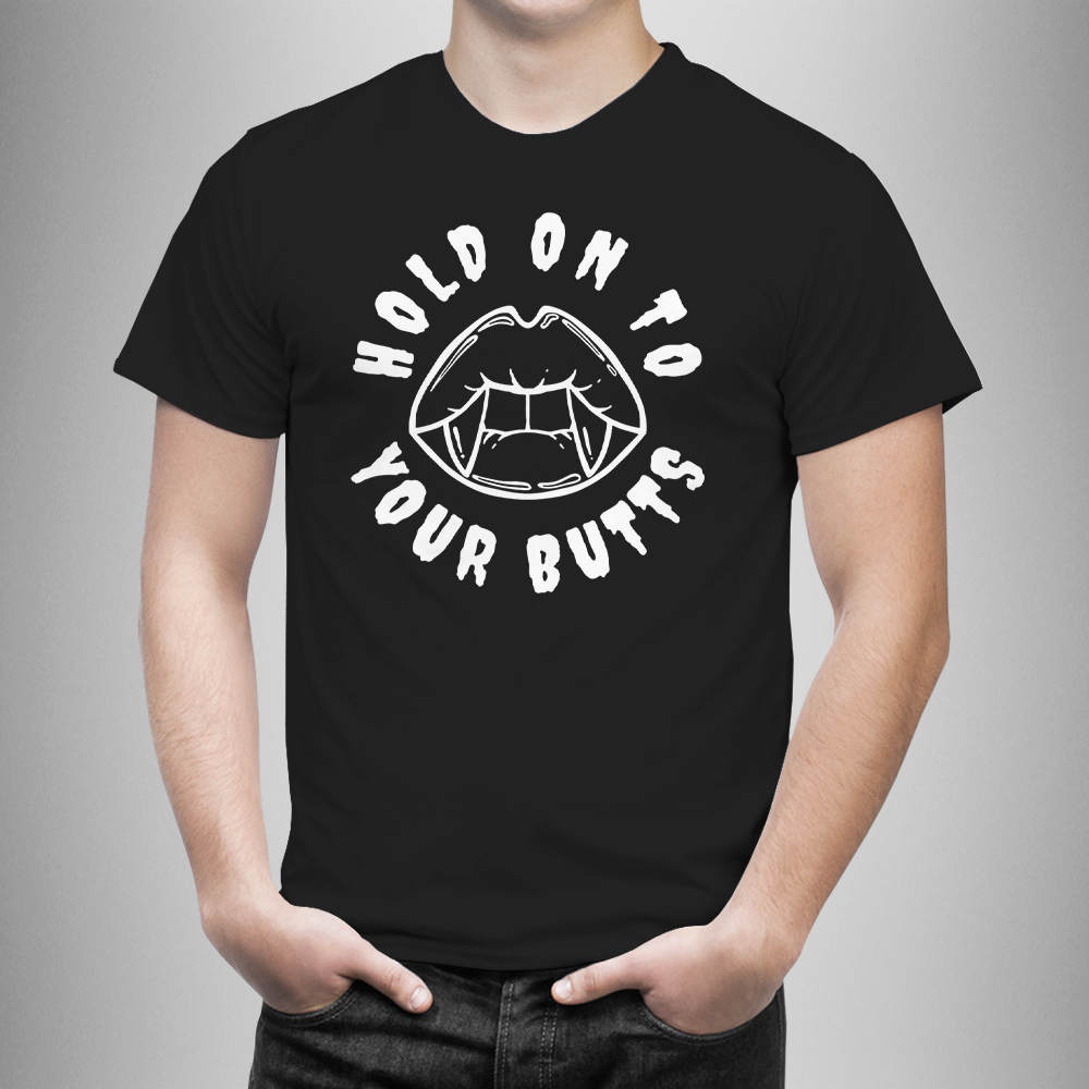 Hold On To Your Butts Short Sleeve Tee, Morbid Podcast Fan Shirt, True Crime Junkie Tee, True Crime Fan Gift, Morbid Fan Gift