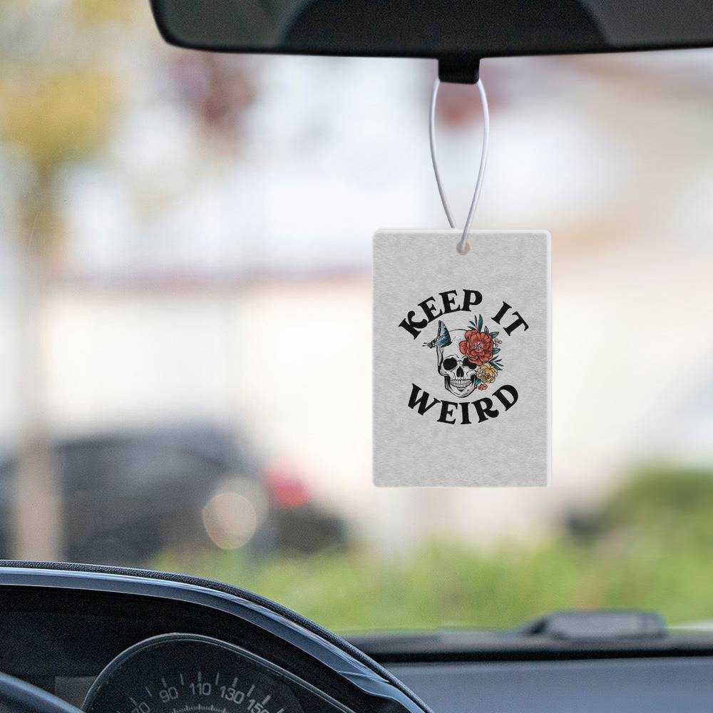 Morbid Podcast Car Air Freshener Car Hanging Accessoires Gifts for Morbid Podcast Fans Keep it Weird Air Freshener