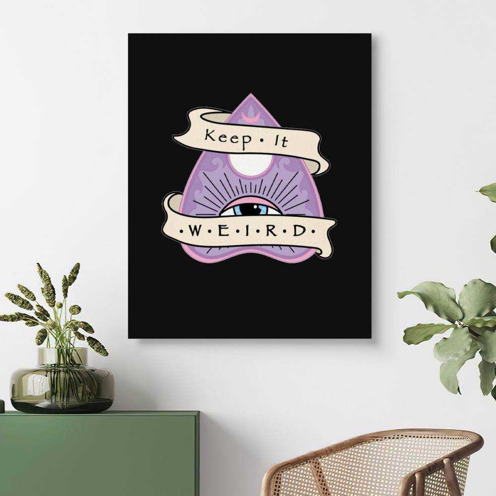 Morbid Podcast Canvas Classic Celebrity Canvas Morbid Ouija Planchette by Morbid Podcast Canvas