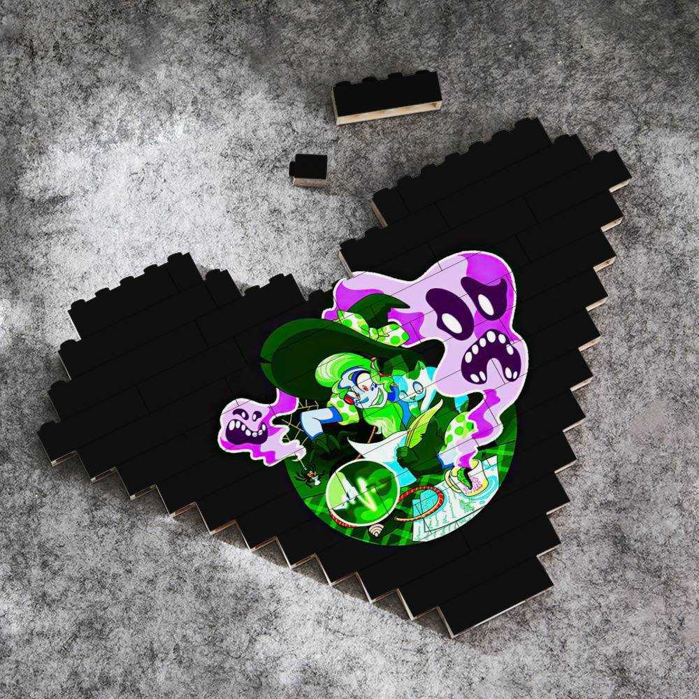 Morbid Podcast Merch Heart Shape Building Blocks Gift for Fans Favorite Murder Podcast Building Blocks