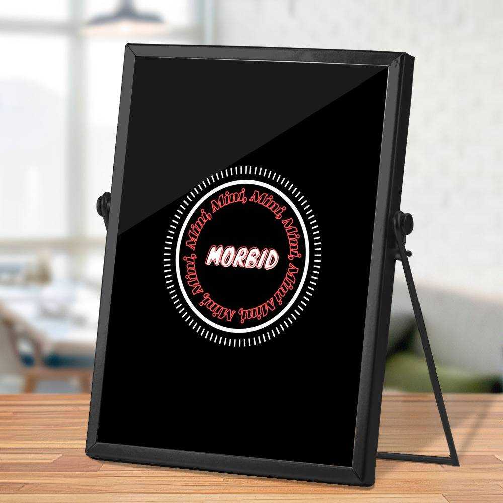 Morbid Podcast Plaque Classic Celebrity Plaque Mini Morbid by Morbid Podcast Plaque with Black Frame