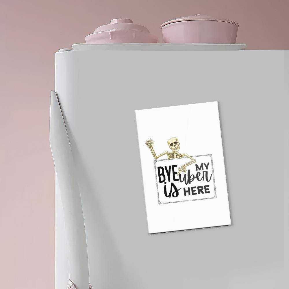 Morbid Podcast Fridge Magnet Morbid Bye Fridge Magnet