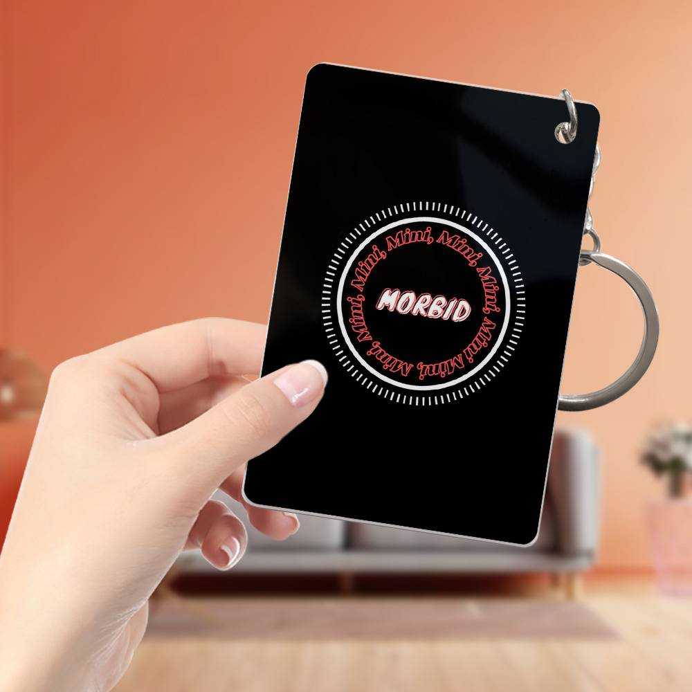 Morbid Podcast Keychain Classic Celebrity Keychain Mini Morbid by Morbid Podcast Keychain