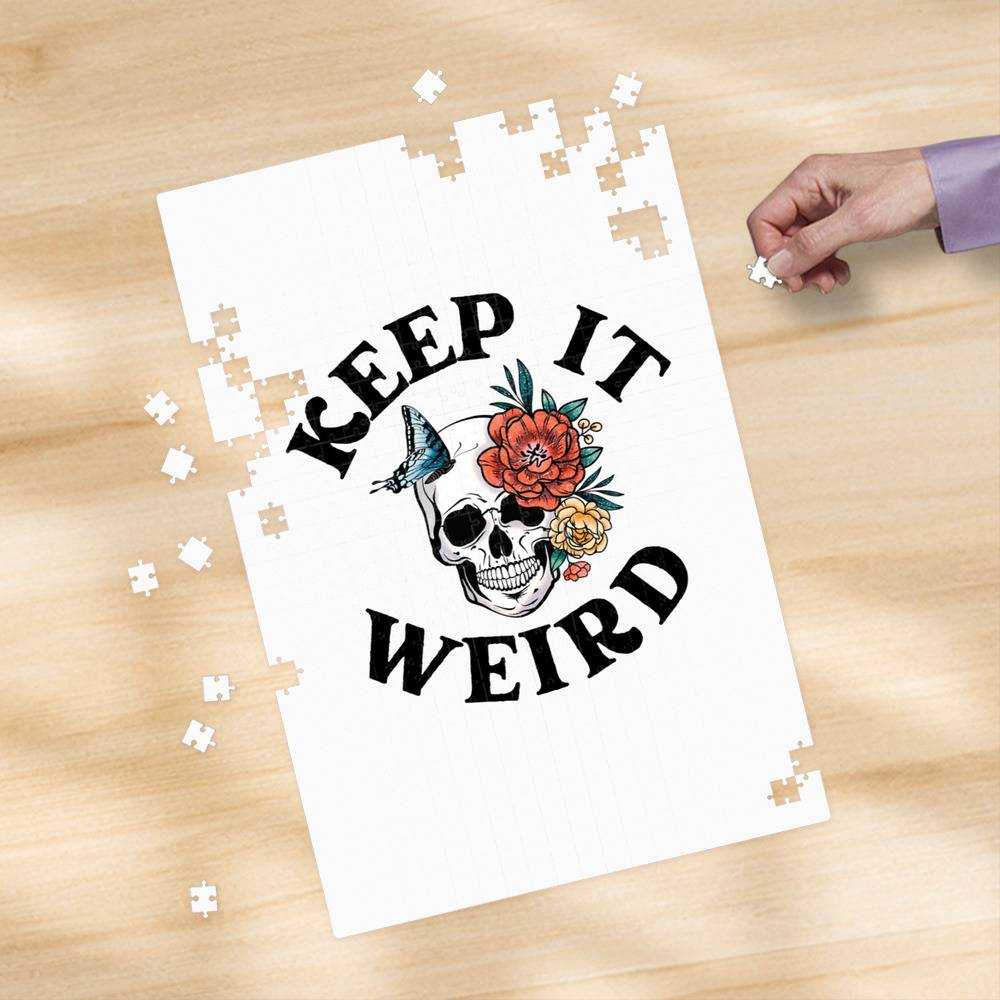 Morbid Podcast Puzzle Keep it Weird Puzzle