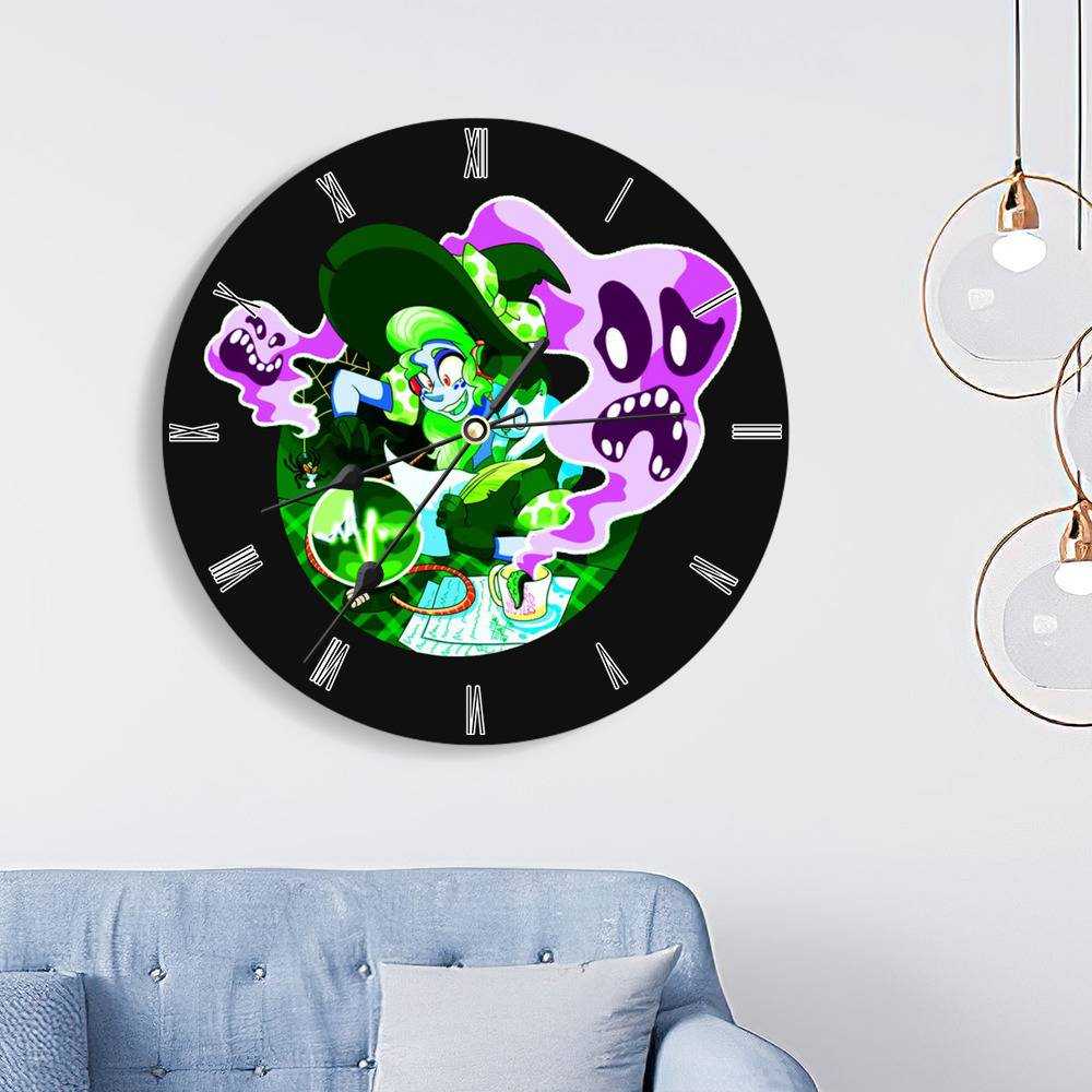 Morbid Podcast Round Wall Clock Home Decor Wall Clock Gifts for Morbid Podcast Fans Favorite Murder Podcast Wall Clock
