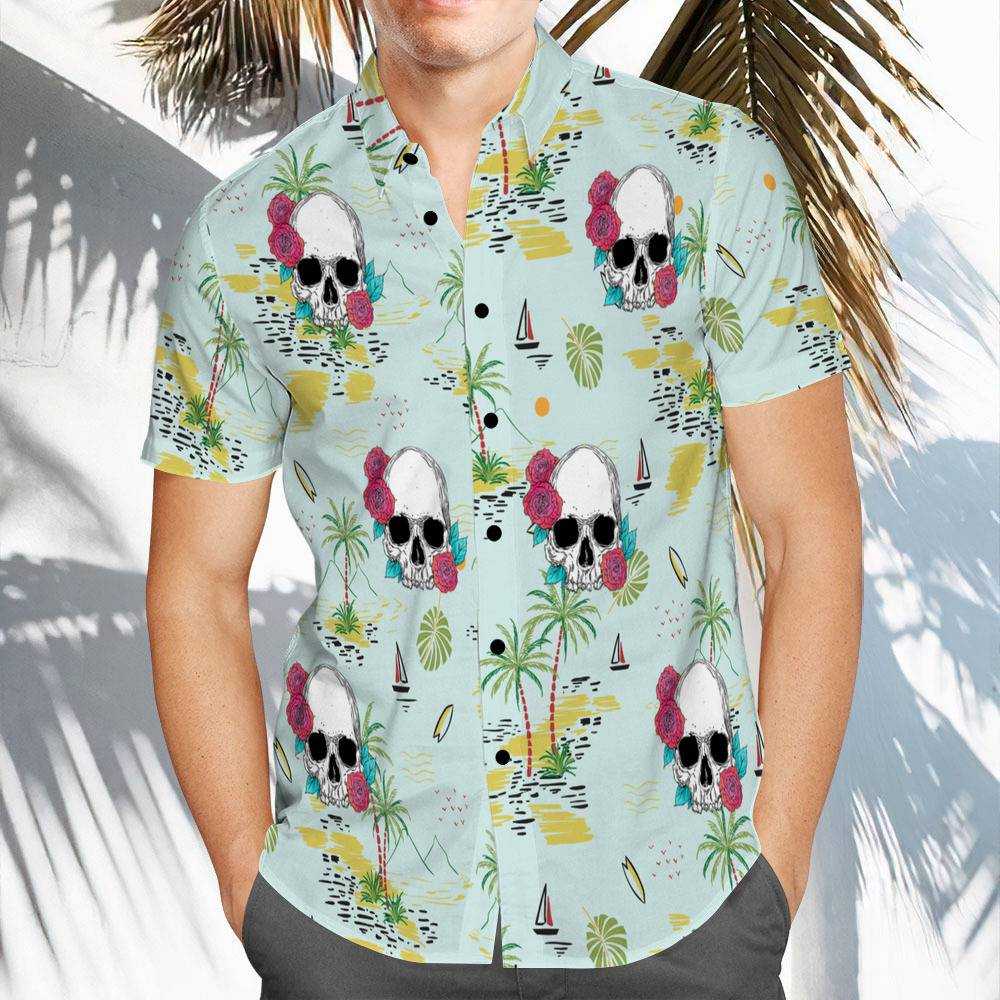 Morbid Podcast Hawaiian Shirt Custom Photo Hawaiian Shirt Chinoiserie Beach Print Hawaiian Shirt