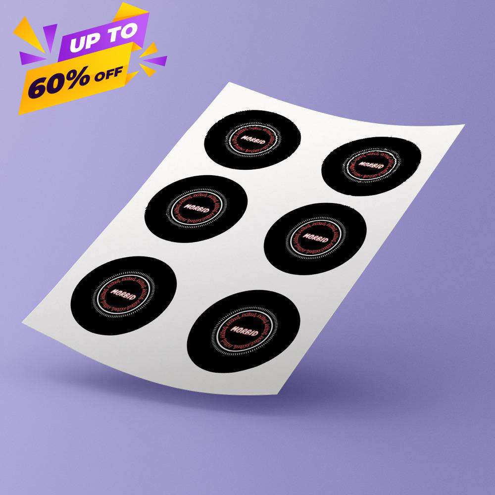 Morbid Podcast round stickers decorative stickers gift for fans Mini Morbid