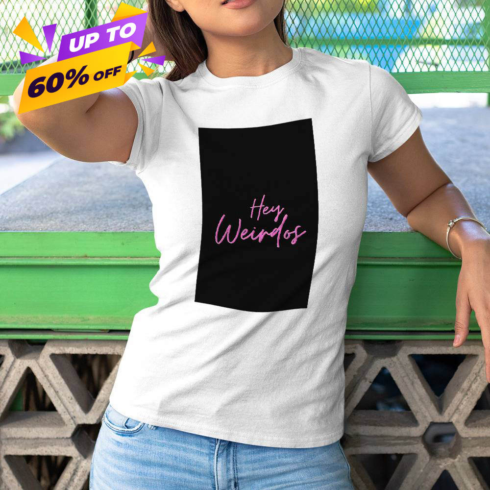 Morbid Podcast T-shirt Hey Weirdos T-shirt