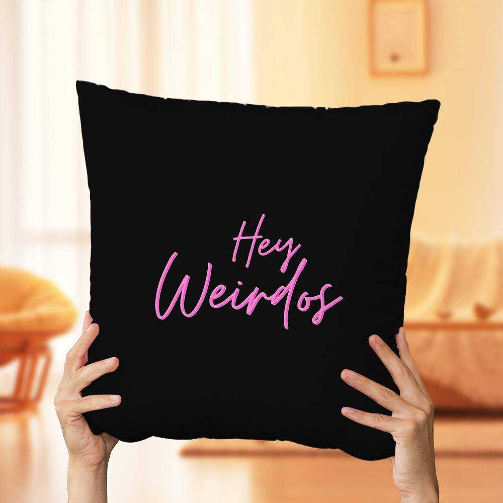 Morbid Podcast Pillow Classic Celebrity Pillow Hey Weirdos Pillow