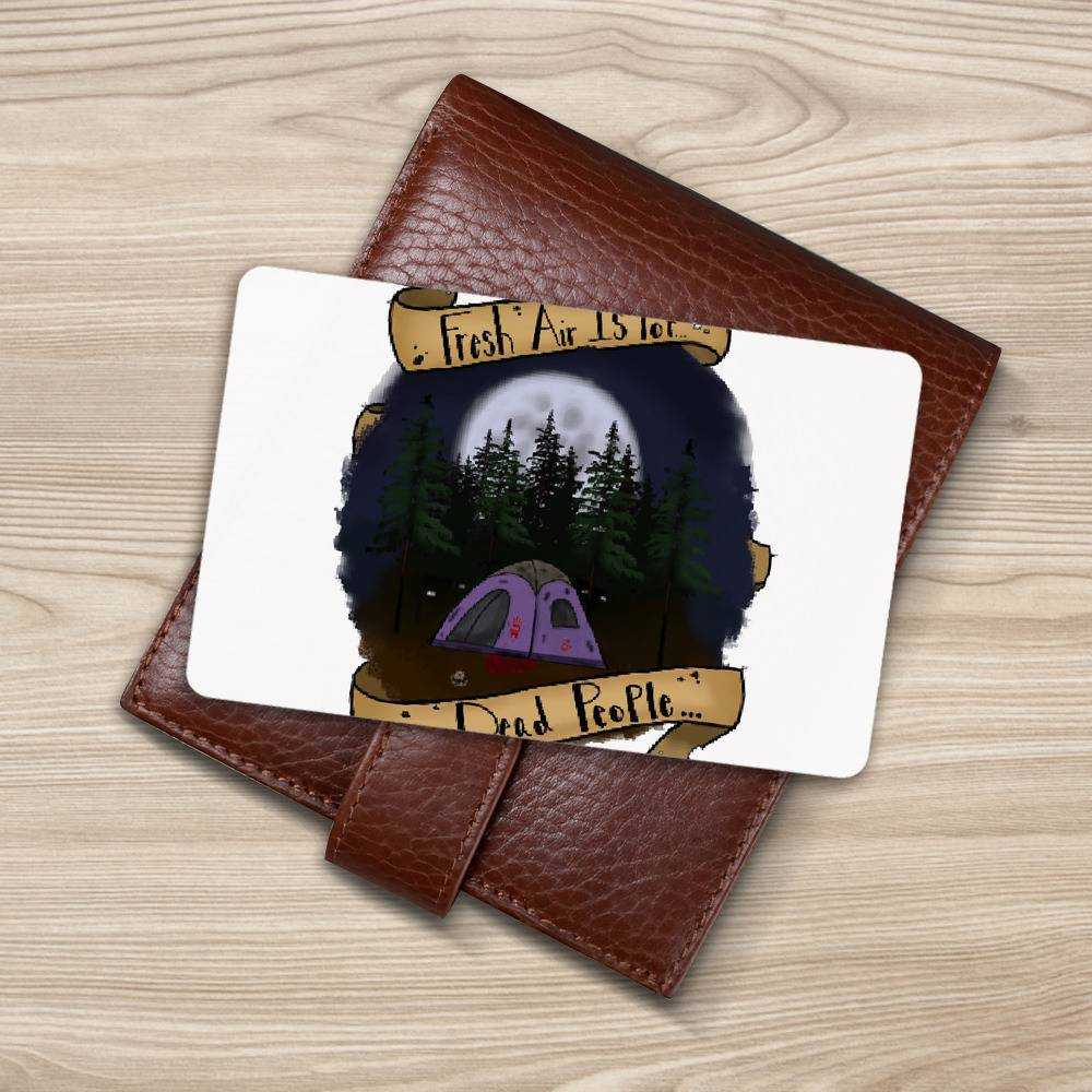 Morbid Podcast Wallet Insert Card Classic Celebrity Wallet Insert Card Don't Hike by Morbid Podcast Wallet Insert Card
