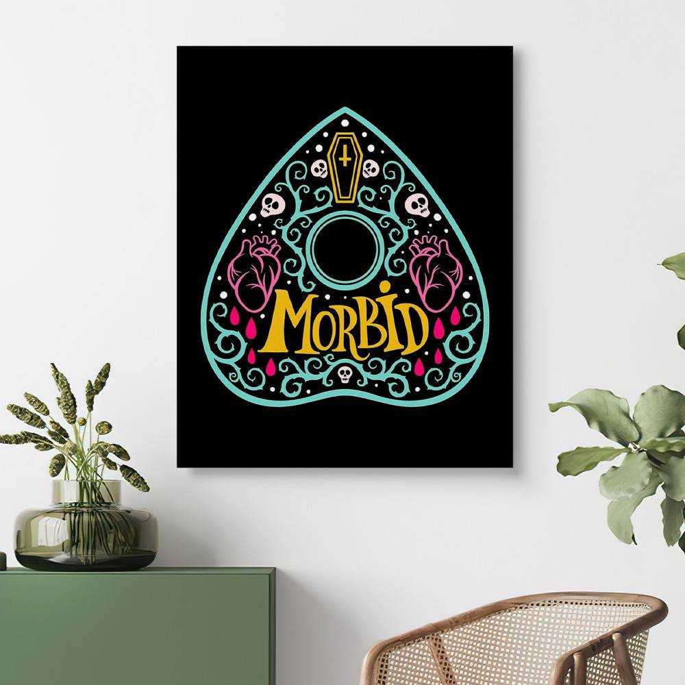 Morbid Podcast Canvas Classic Celebrity Canvas Ouija Planchette by Morbid Podcast Canvas