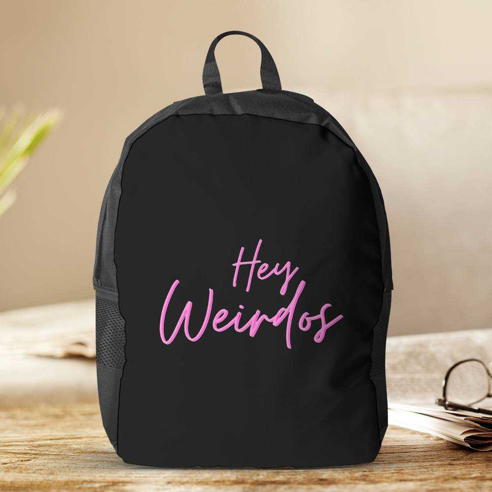 Morbid Podcast Backpack Hey Weirdos Backpack