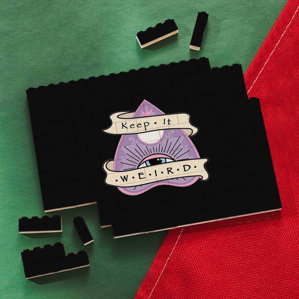 Morbid Podcast Merch Building Blocks Gift for Fans Morbid Ouija Planchette Building Blocks