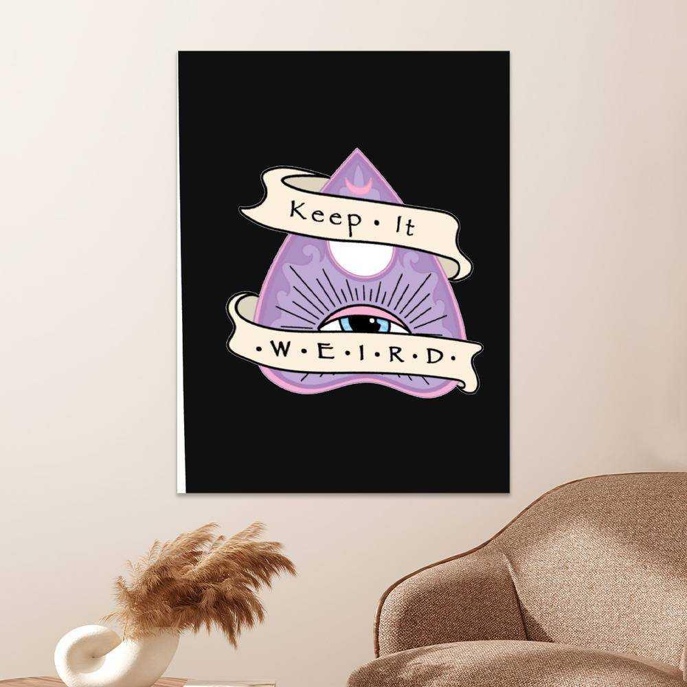 Morbid Podcast Merch Poster Art Wall Poster Sticky Poster Gift for Fans Morbid Ouija Planchette Poster