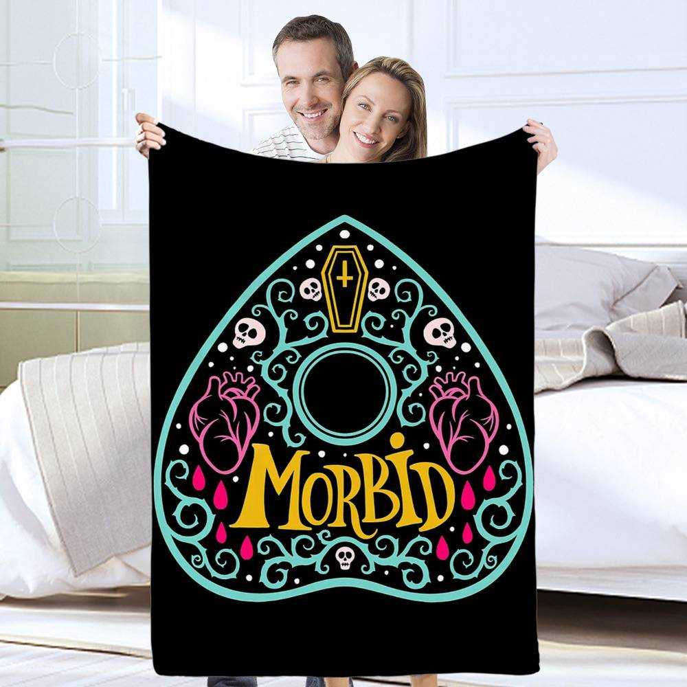 Morbid Podcast Blanket Ouija Planchette Blanket
