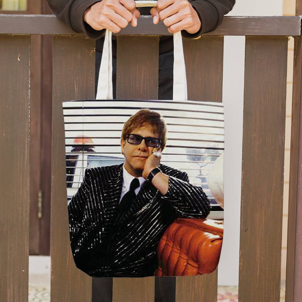 Elton John Tote Bags