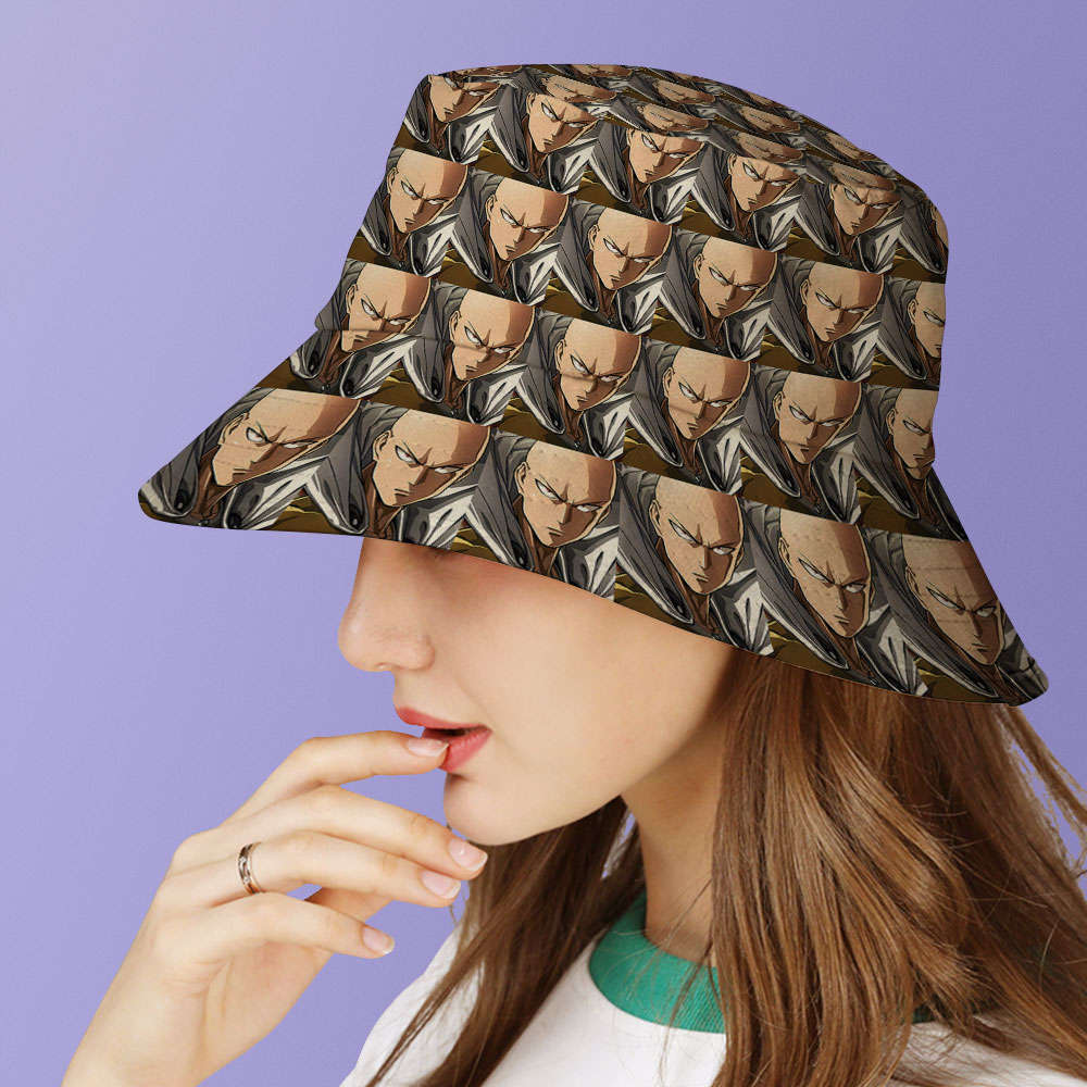 Unique Raw Unisex Handcrafted Patchwork Bucket Hat Fishman Hat