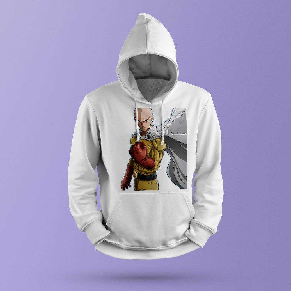 One punch shop man hoodie