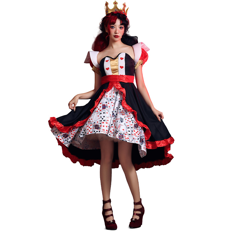 3D Printed Queen Of Hearts (Red Queen) Cosplay Costume acces - Inspire  Uplift