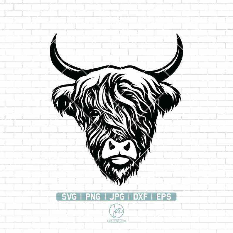 Highland Cow SVG | Discover our exclusive Highland Cow SVGs