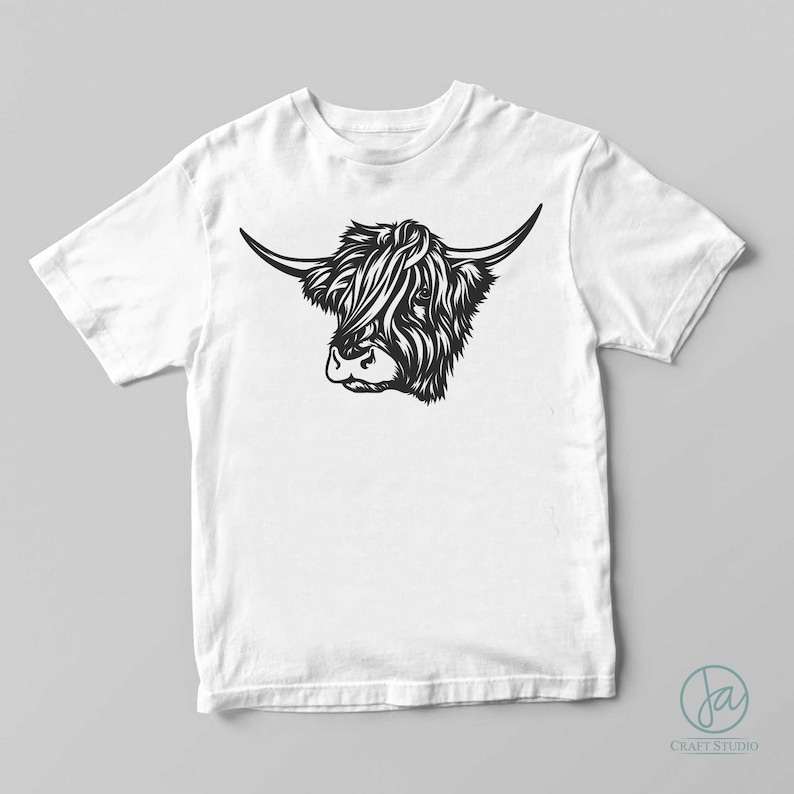 Highland Cow Head Svg, Highland Heifer svg | Highland Cow svg | Cow Clipart | Cow Png | Scottish Cow Svg | Cute Cow svg#2