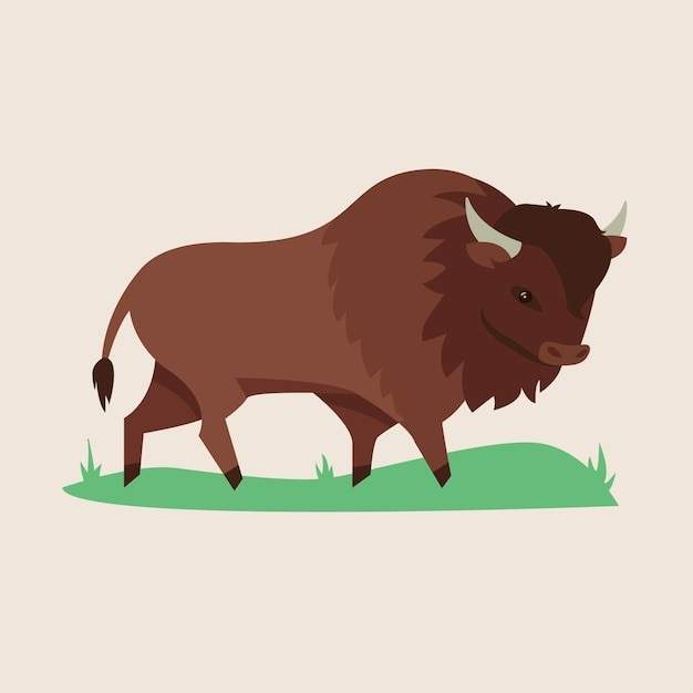 Highland Cow Svg Free, Free Vector Buffalo Draw Illustration Design#1