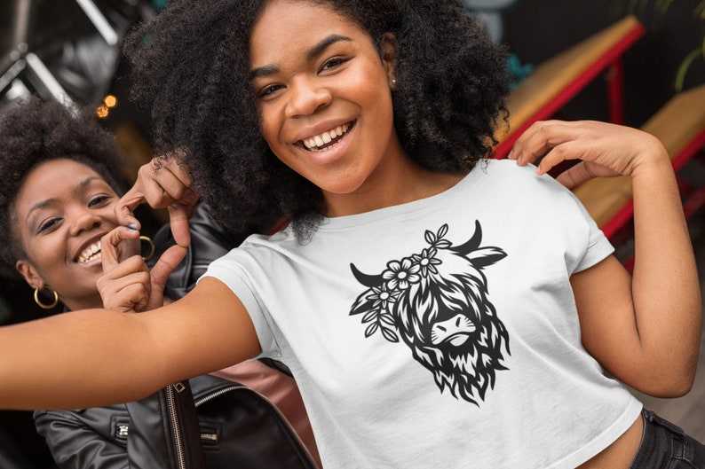 Highland Cow Head Svg, Highland Cow Svg - Cow Svg - Svg Files for Cricut - Cow Head Svg - Cow Face Svg#3