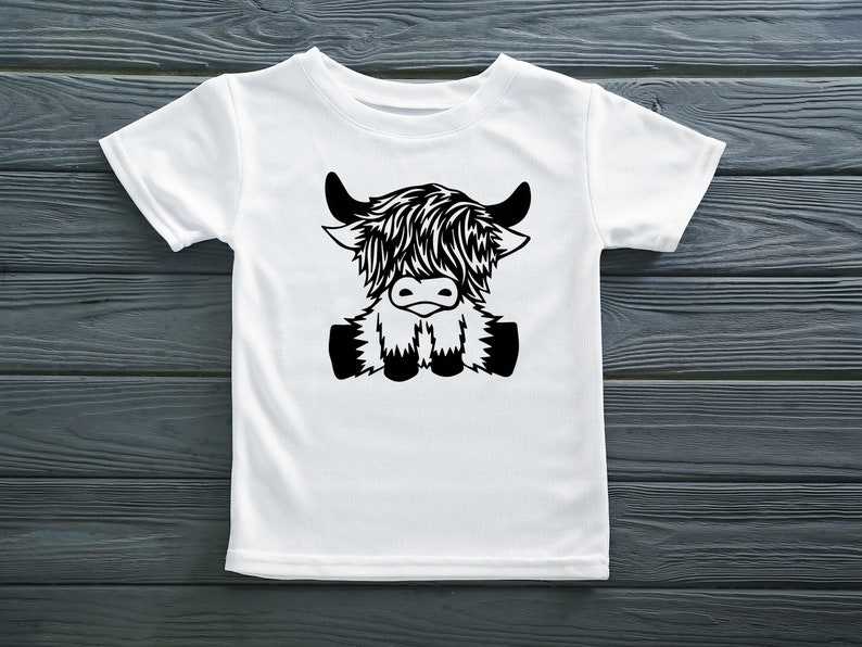 Silhouette Highland Cow Svg, Highland Cow Svg| Cute Cow Svg| Cow Svg| Cow Head Svg| Highland Cow Cut File