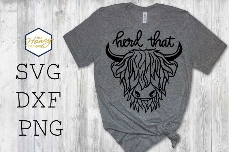 Highland Cow Head Svg, Highland Cow SVG PNG DXF Bundle Farmhouse Barn Farm Instant Download#2