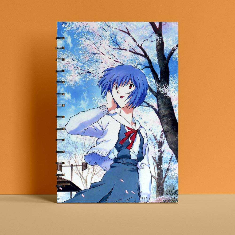 Neon Genesis Evangelion Group Anime Spiral Notebook