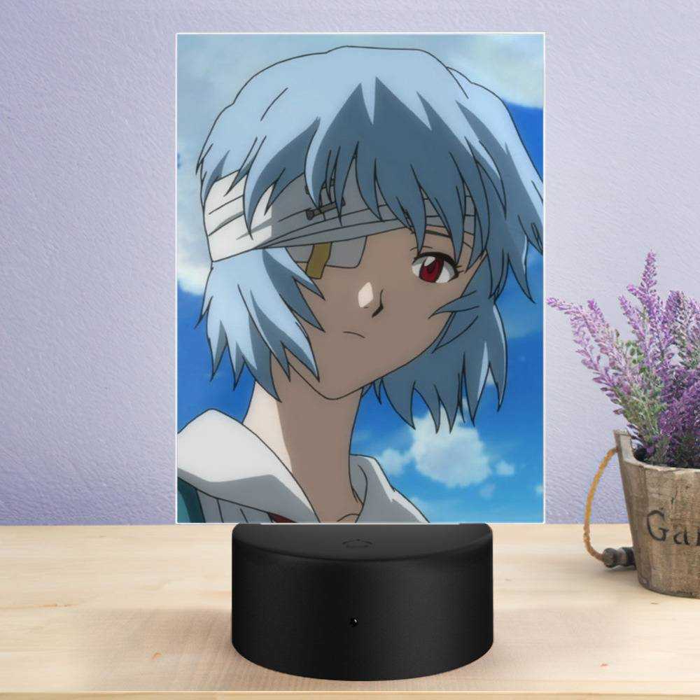 Rei Ayanami Rei Ayanami Injured Lamp Classic Lamp with Plastic Base |  reiayanamiplush.com