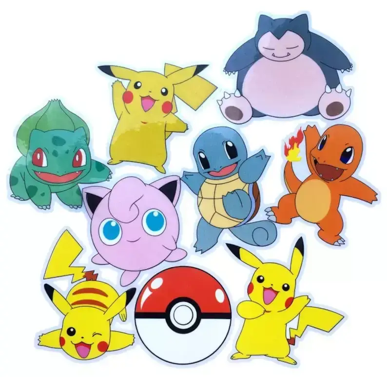 Cute Kawaii Chibi Pokemon 50 Stickers. -  Portugal