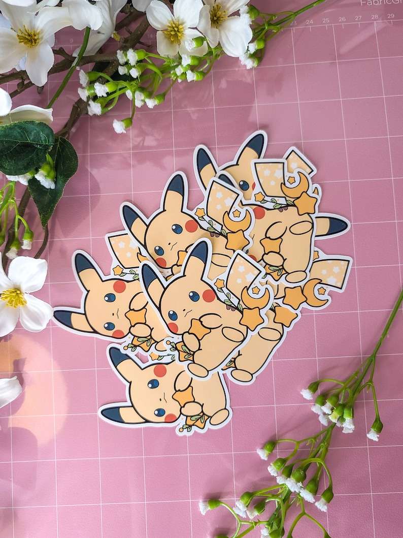 Cute and Kawaii Eeveelution Pokemon Stickers for Boys and Girls of All Ages