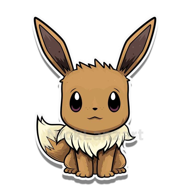 Pokemon Stickers Eevee