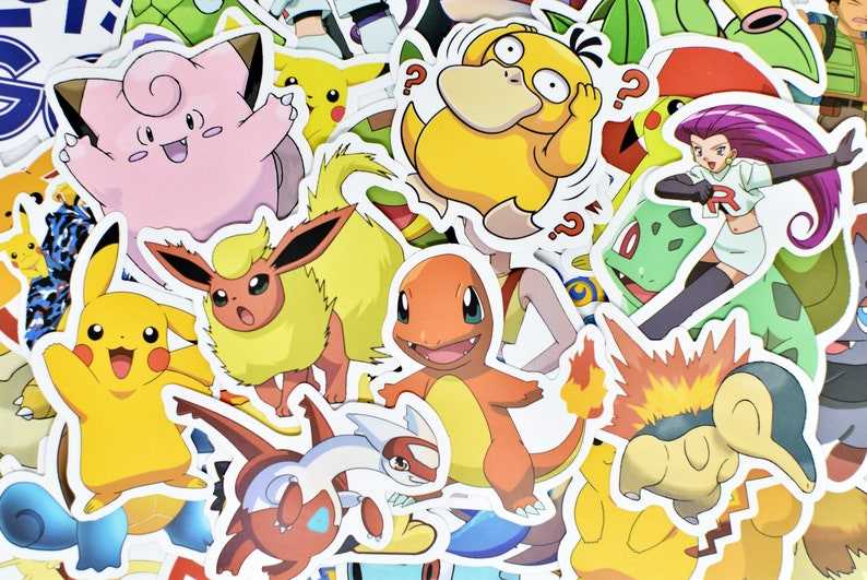 Eevee & Eeveelution Pokemon Vinyl Waterproof Sticker -   Cute pokemon  pictures, Pokemon stickers, Cute pokemon wallpaper