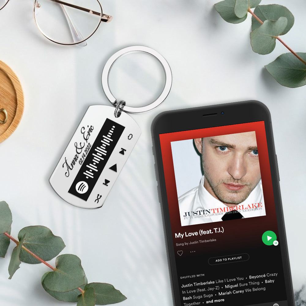 Portachiavi Personalizzato Con Ricamo - Testo A Scelta, Nero, Unisex, Regalo Ideale Per Auto, Moto O Scooter