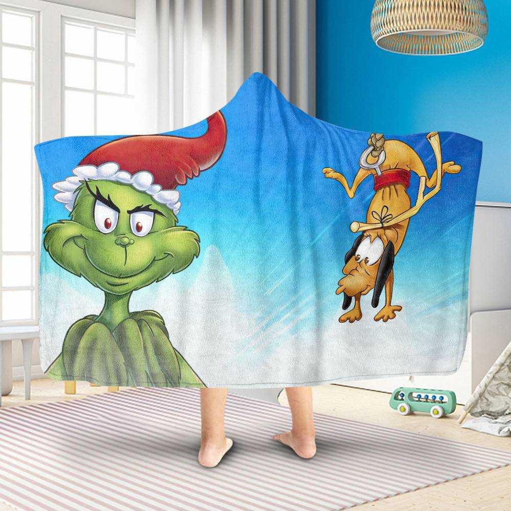 The Grinch Kids 'VUddie' Oversized Blanket Hoodie — Vanilla