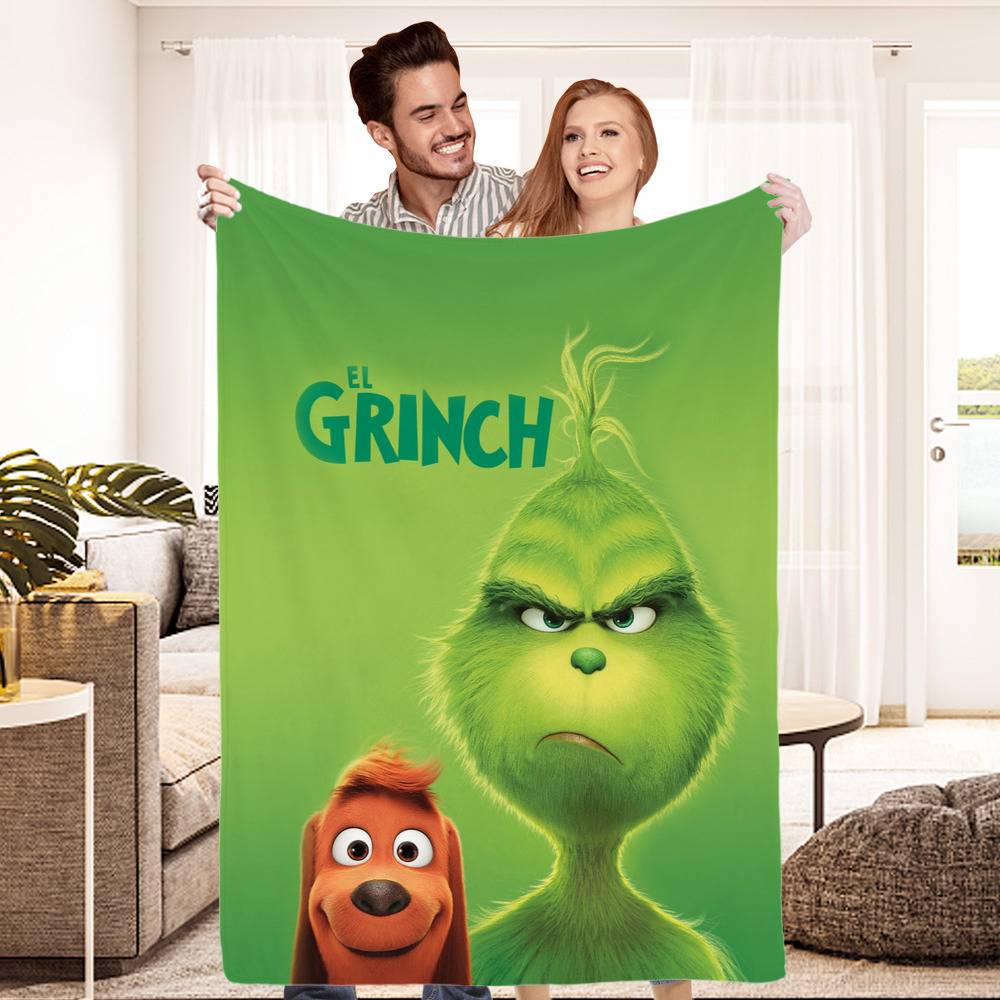 The discount grinch throw