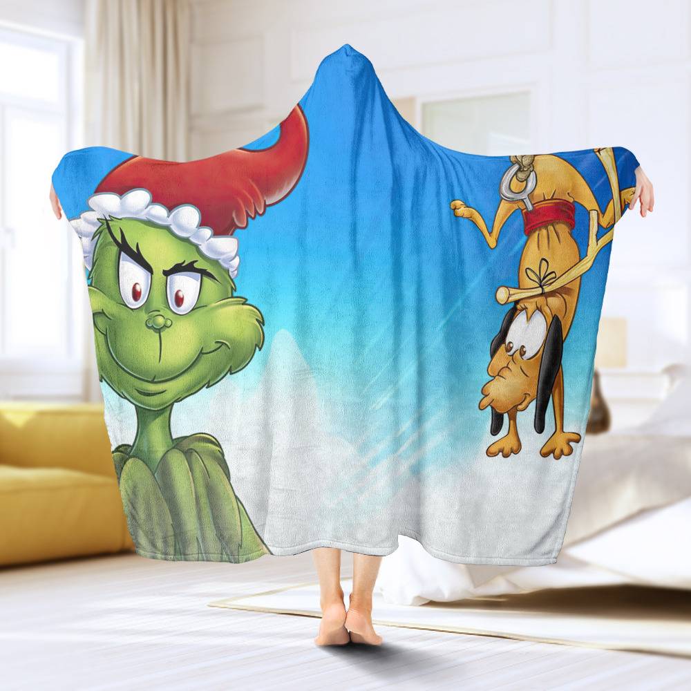 Grinch Oversized Hoodie Blanket 60X50