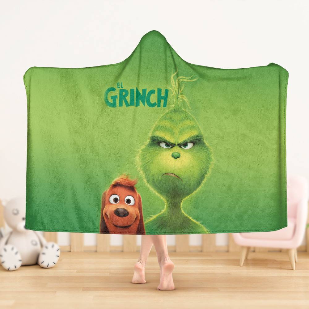 Grinch Oversized Hoodie Blanket 60X50 | grinchblanket.com