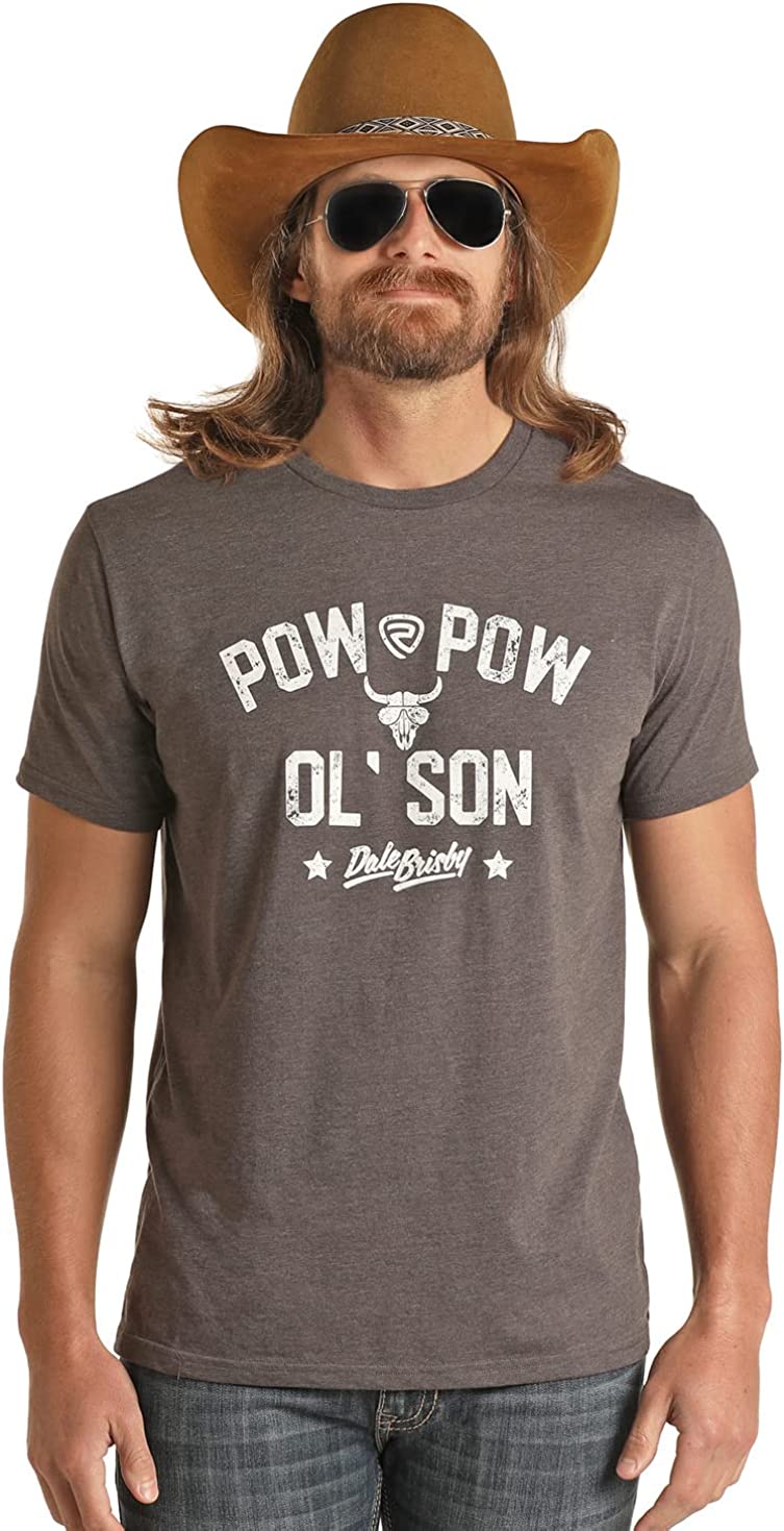 Unisex Breathable And Soft Dale Brisby Men's Pow Ol' Son Graphic Short ...
