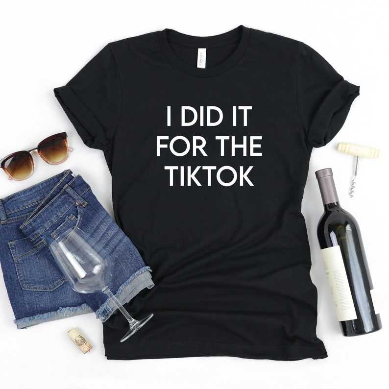 T shirt discount tik tok fille