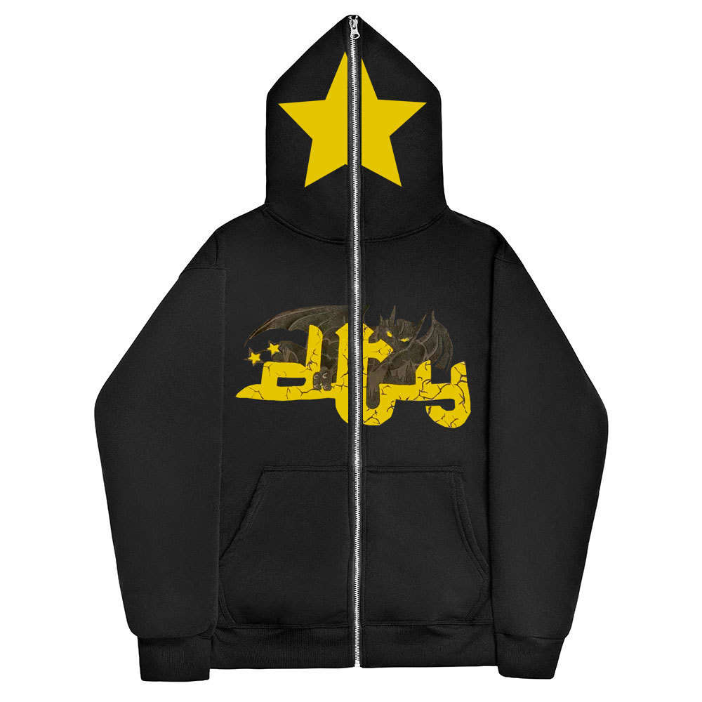 Ymosrh Lightweight Hoodies for Men Halloween Zipper Palestine